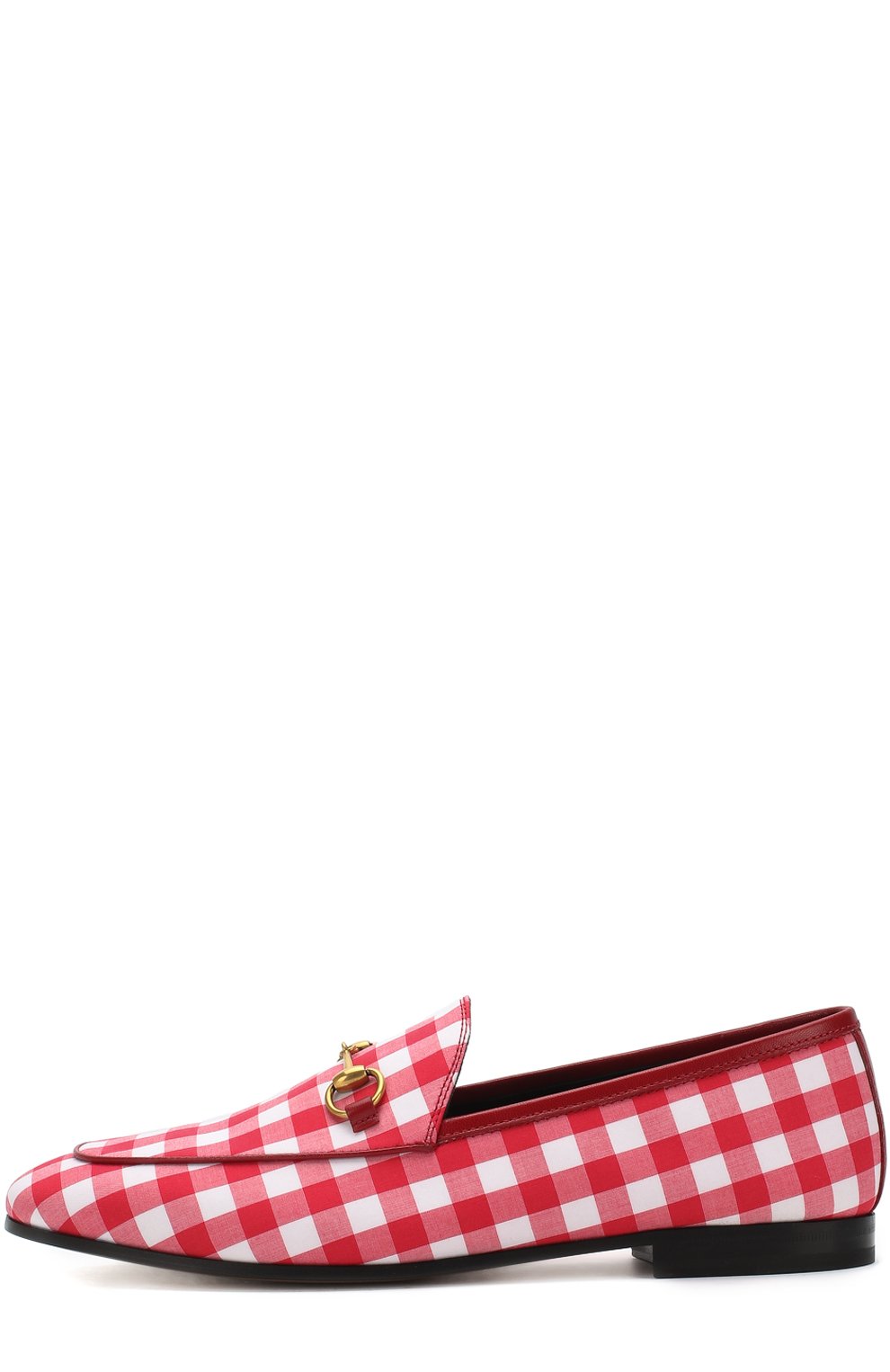 Текстильные лоферы jordaan с пряжкой-трензелем GUCCI, арт. 431467/9IY20, фото 3