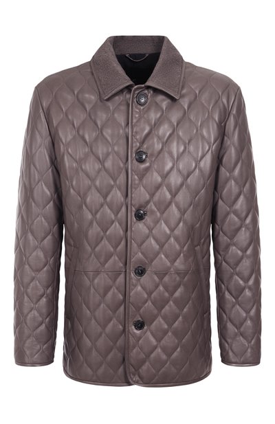 Мужская кожаная куртка MVST, арт. M25.1PM.0002/PL0NGE