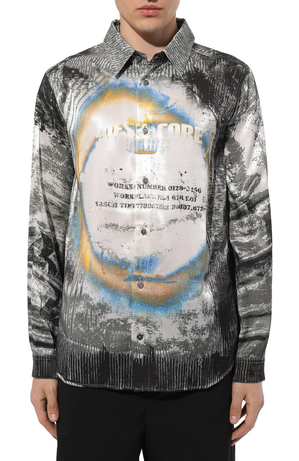Рубашка из вискозы DIESEL, арт. A15884/0CPAB, фото 3