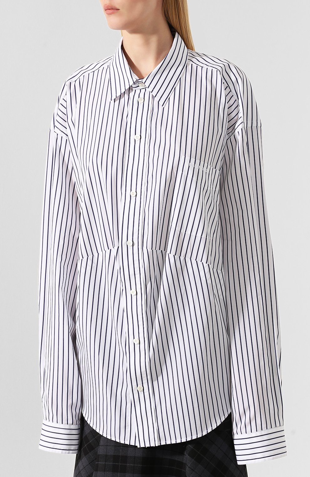 Хлопковая рубашка BALENCIAGA, арт. 583895/TFM02, фото 3
