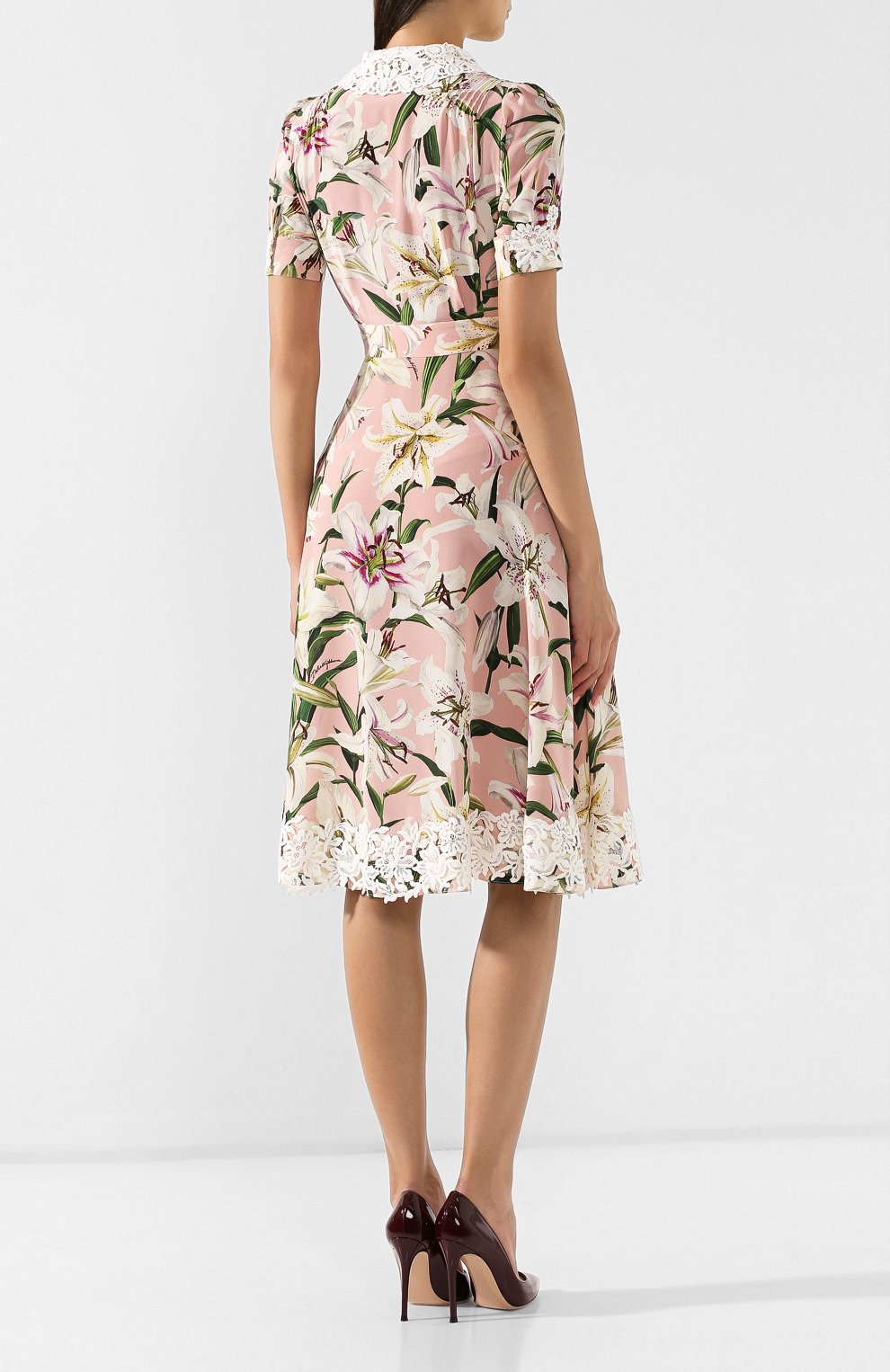 Шелковое платье DOLCE & GABBANA, арт. F6E4NZ/HS15F, фото 4