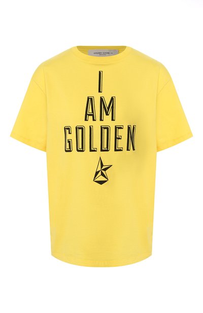 Женская хлопковая футболка GOLDEN GOOSE DELUXE BRAND, арт. G36WP024.06