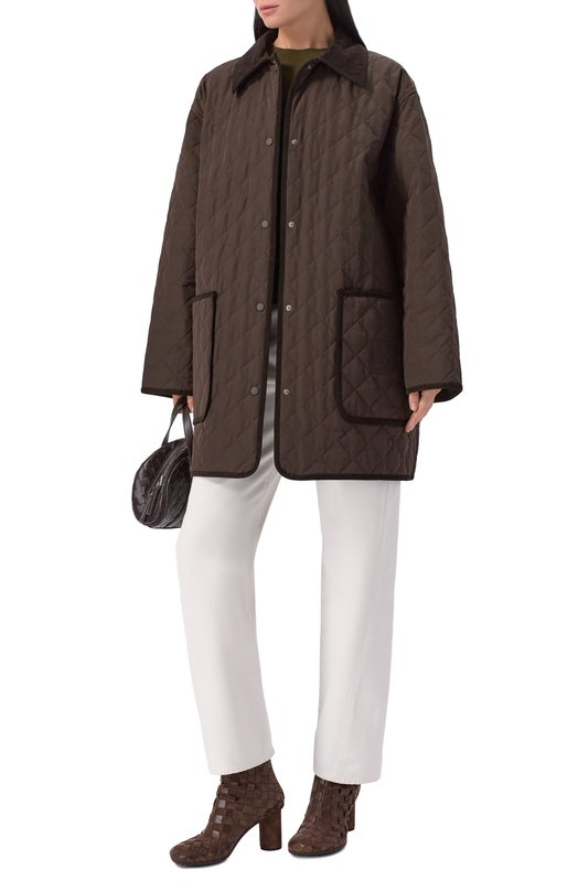 Кожаные ботильоны Atomic Bottega Veneta 811087/V3H68 Коричневый  811087/V3H68 Фото 3