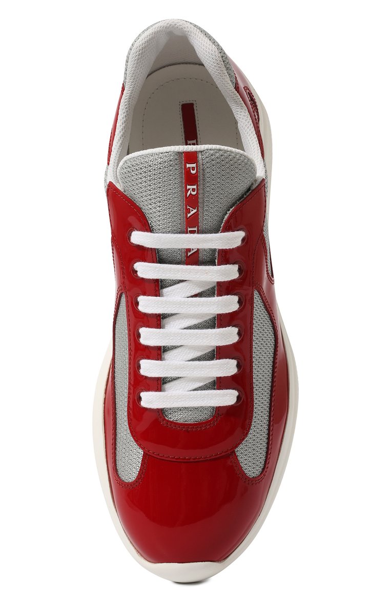Комбинированные кроссовки PRADA, арт. 4E3400-ASZ-F0F5C, фото 1