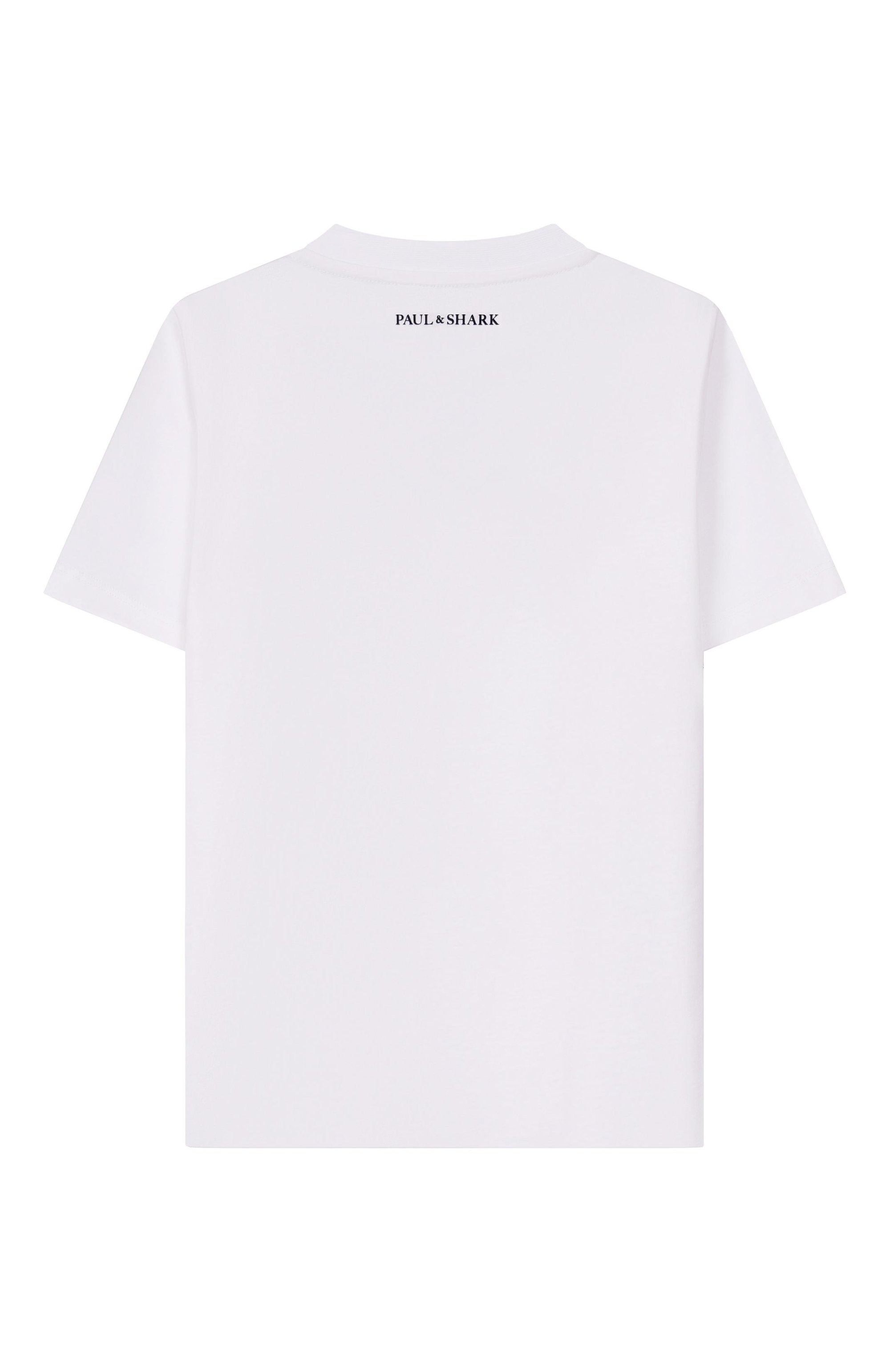 Хлопковая футболка PAUL & SHARK JUNIOR, арт. WUM004/LAA54/6A-8A, фото 2