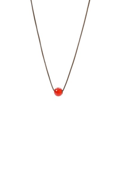 Кулон на цепочке DRIES VAN NOTEN, арт. 242-028218-092/G0LD/AGATE, фото 3