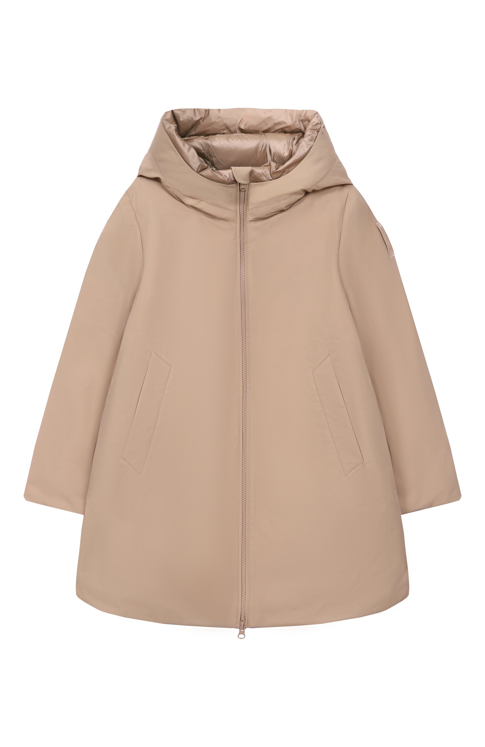 Утепленная парка BOMBOOGIE бежевого цвета по цене 31850 руб., арт. CG 8670 ADL5, фото 1 Утепленная парка BOMBOOGIE, арт. CG 8670 ADL5, фото 1