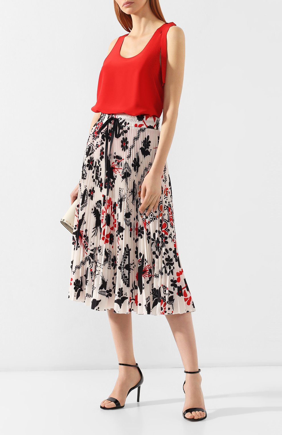Плиссированная юбка REDVALENTINO разноцветного цвета по цене 51650 руб., арт. RR0RAA70/PZL, фото 2 Плиссированная юбка REDVALENTINO, арт. RR0RAA70/PZL, фото 2