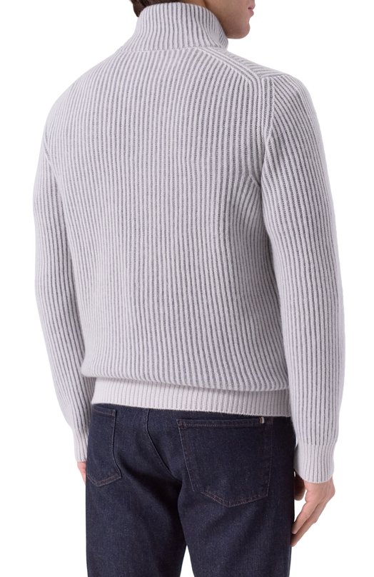 Кардиган из кашемира и шерсти Corneliani 26M535-2625102 Серый  26M535-2625102 Фото 4