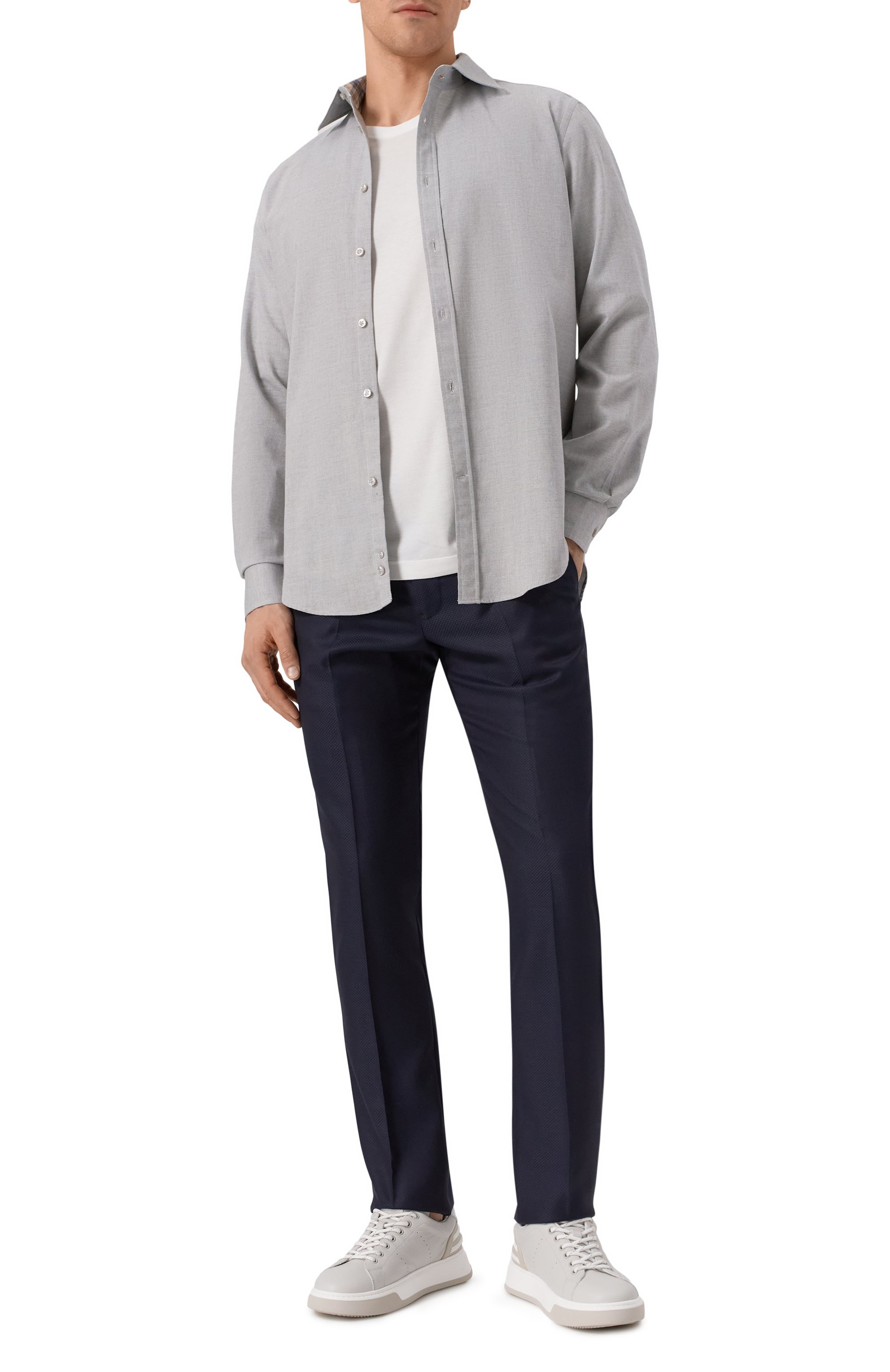 Хлопковая рубашка PAUL&SHARK, арт. 15313063CF, фото 2