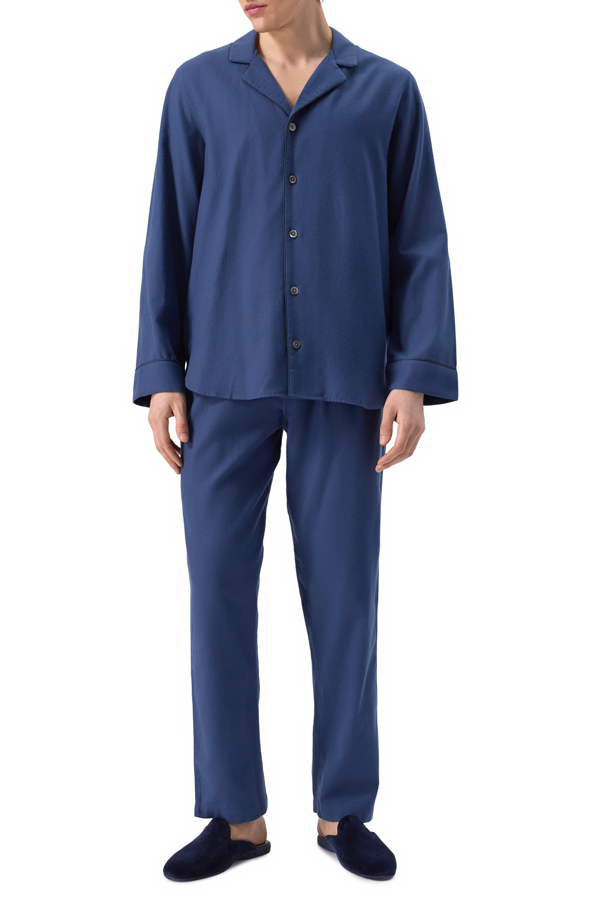 Пижама из хлопка и шерсти ZIMMERLI, арт. 4600-21001, фото 2