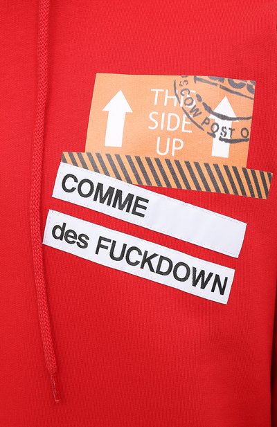 Хлопковое худи COMME DES FUCKDOWN, арт. CDFU992, фото 5
