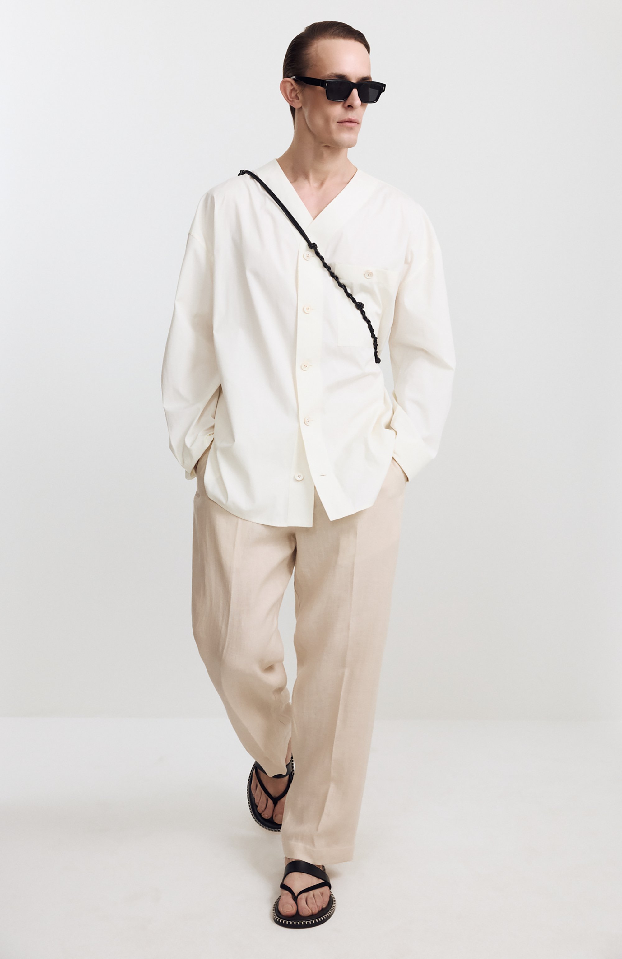 Хлопковая рубашка JIL SANDER, арт. J47DL0177/J45292, фото 6