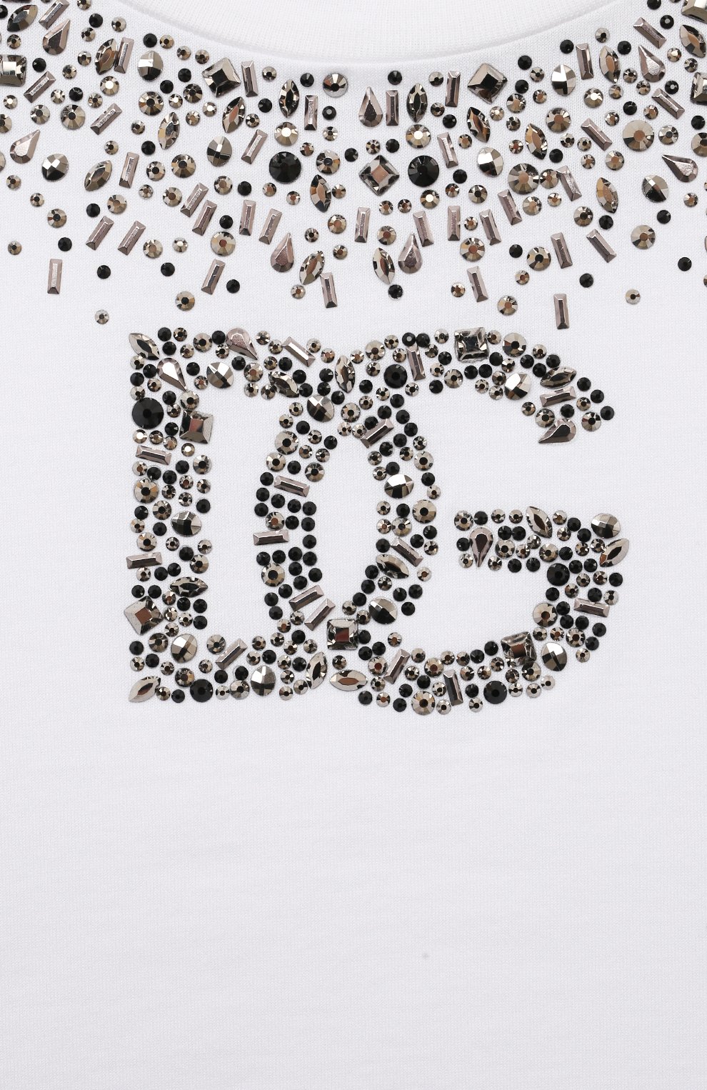 Хлопковая футболка DOLCE & GABBANA, арт. L5JTMD/G7K2V/8-12+, фото 3