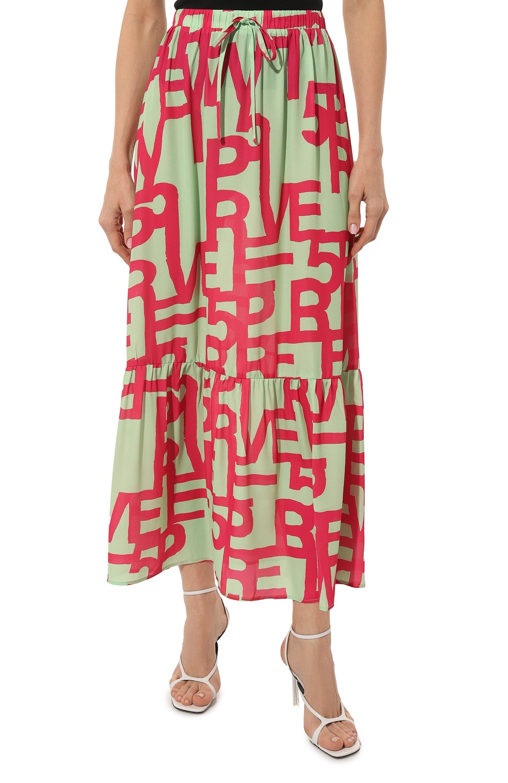 Юбка из вискозы 5PREVIEW разноцветного цвета по цене 18200 руб., арт. 5PWSP23035, фото 3 Юбка из вискозы 5PREVIEW, арт. 5PWSP23035, фото 3