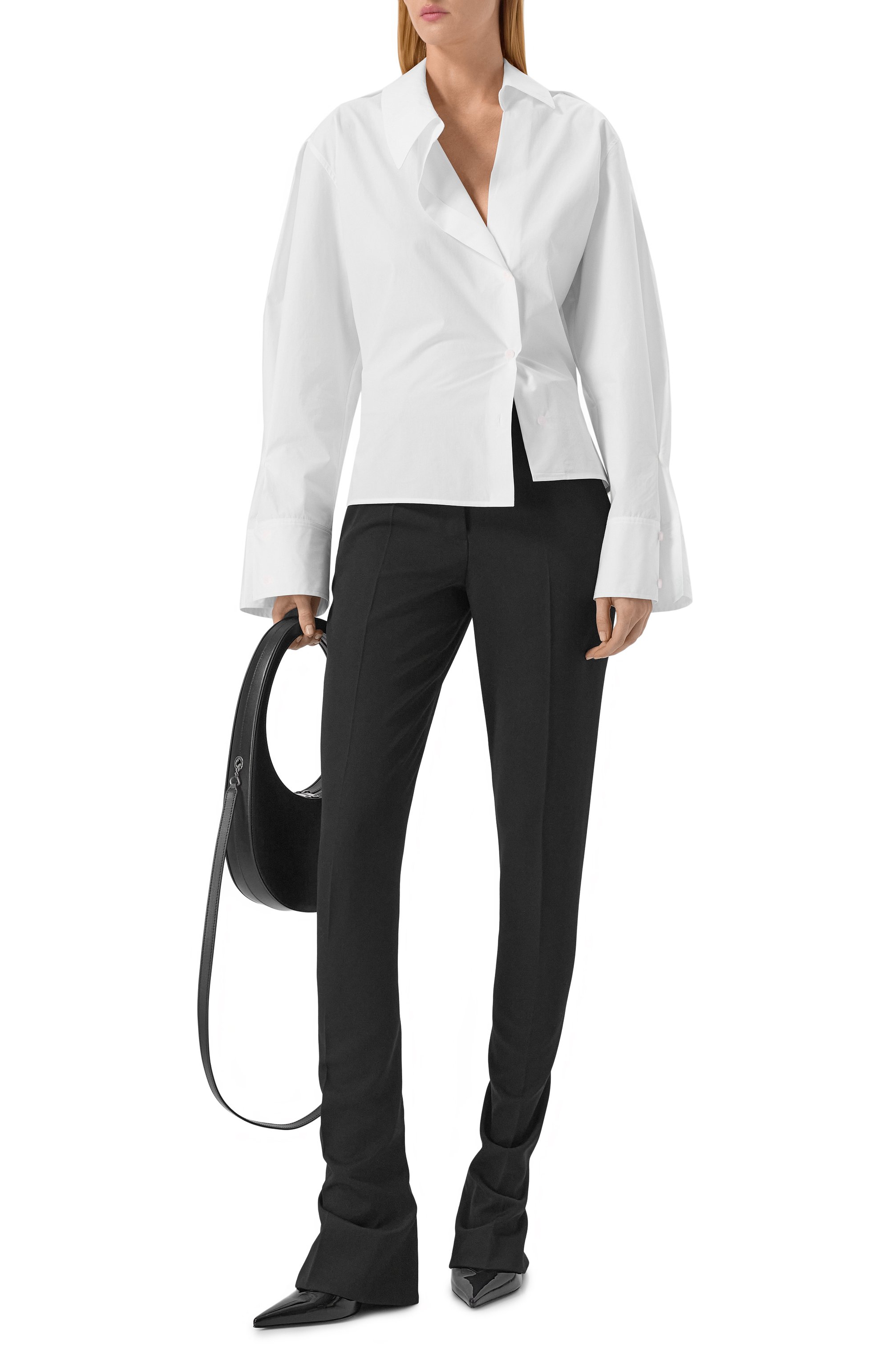 Хлопковая рубашка THE ATTICO, арт. 260WCH00045/CCC052AA, фото 2