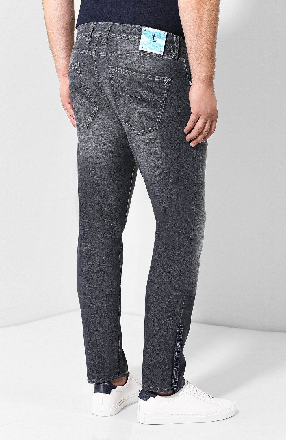 Джинсы прямого кроя SARTORIA TRAMAROSSA, арт. MICHELANGEL0/D401/18M00, фото 4