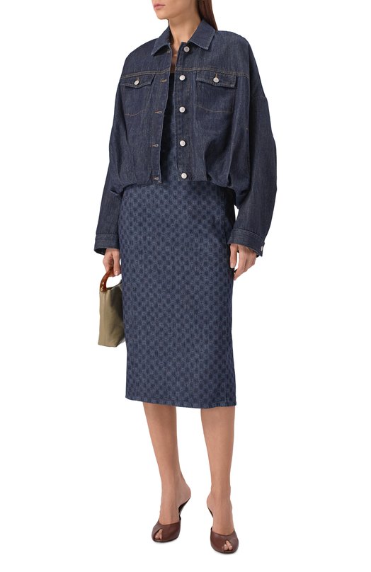 Джинсовое платье Dries Van Noten 131078/3387 Синий  131078/3387 Фото 2