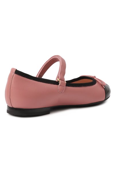 Кожаные балетки DOLCE & GABBANA, арт. D11273/A7924/24-28, фото 3