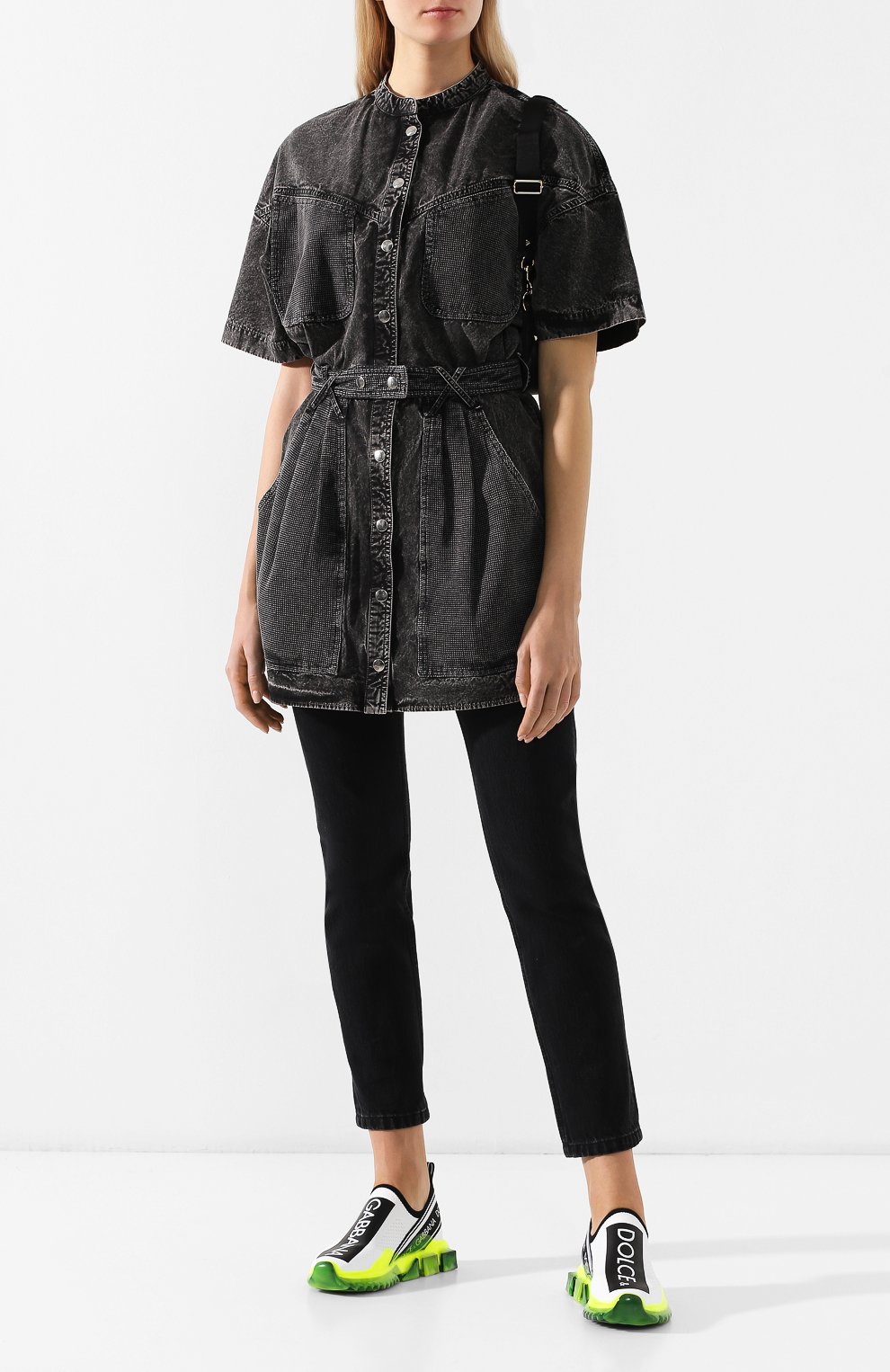 Текстильные кроссовки sorrento DOLCE & GABBANA, арт. CK1595/AK235, фото 2