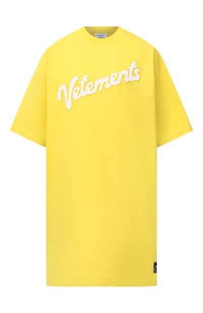 Женская хлопковая футболка VETEMENTS, арт. UE51TR760Y 1614/W