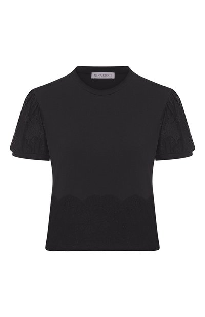 Женская хлопковый топ NINA RICCI, арт. 25AJT0024/C01104