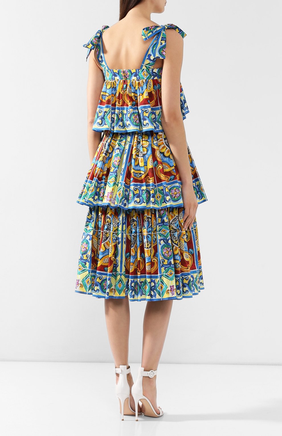 Хлопковое платье DOLCE & GABBANA, арт. F6E0LT/FPEB1, фото 4