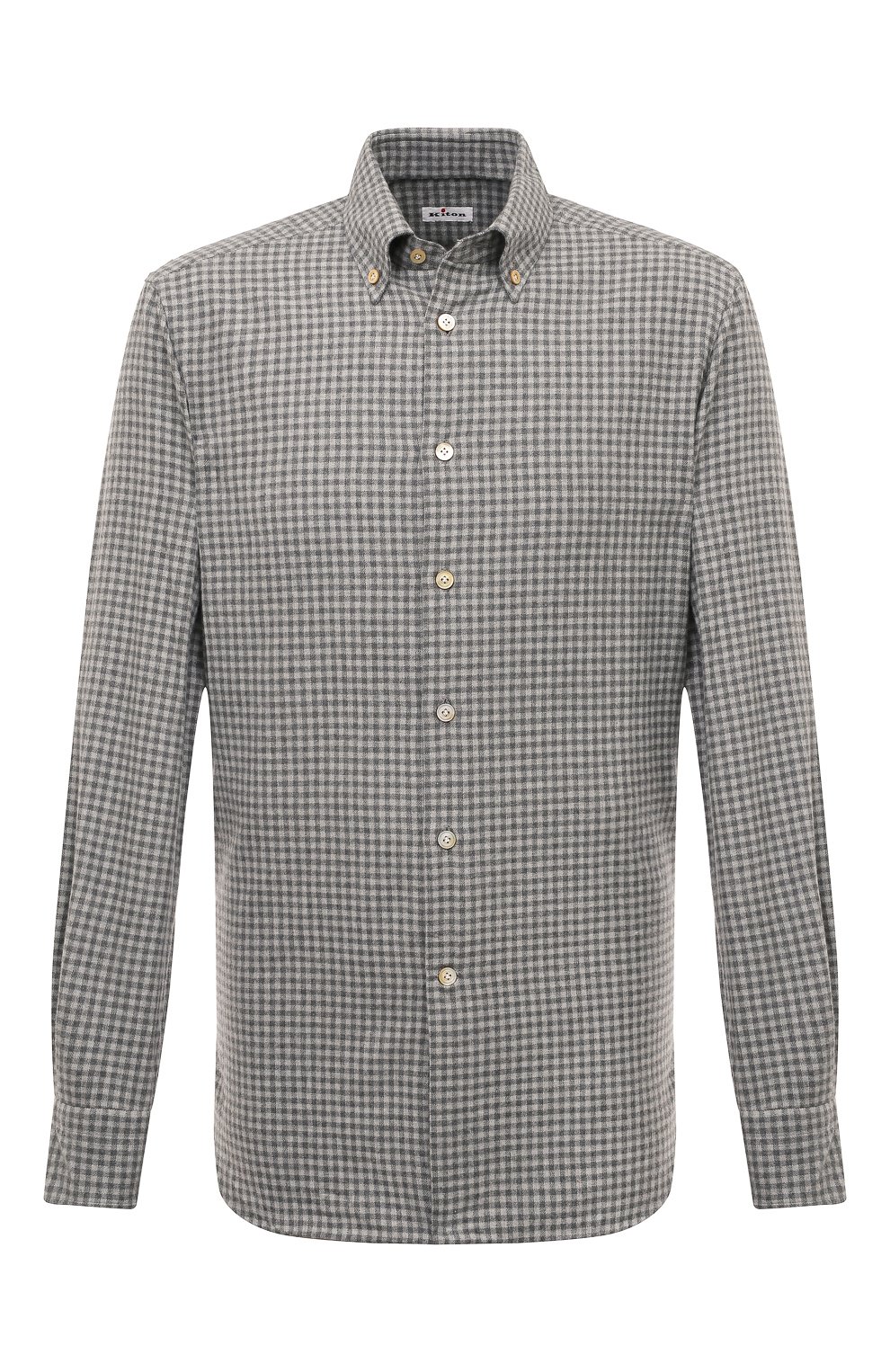 Хлопковая рубашка KITON, арт. UCIH0864302, фото 1