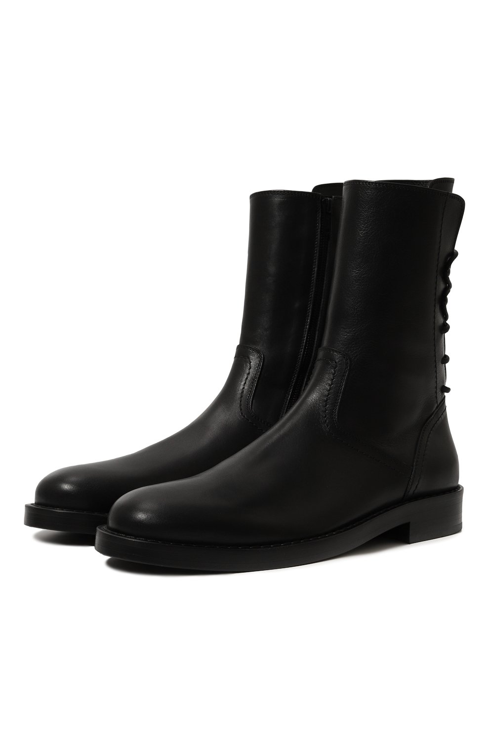 Кожаные сапоги heiko ANN DEMEULEMEESTER, арт. C002-M-A40-LT047-099, фото 1