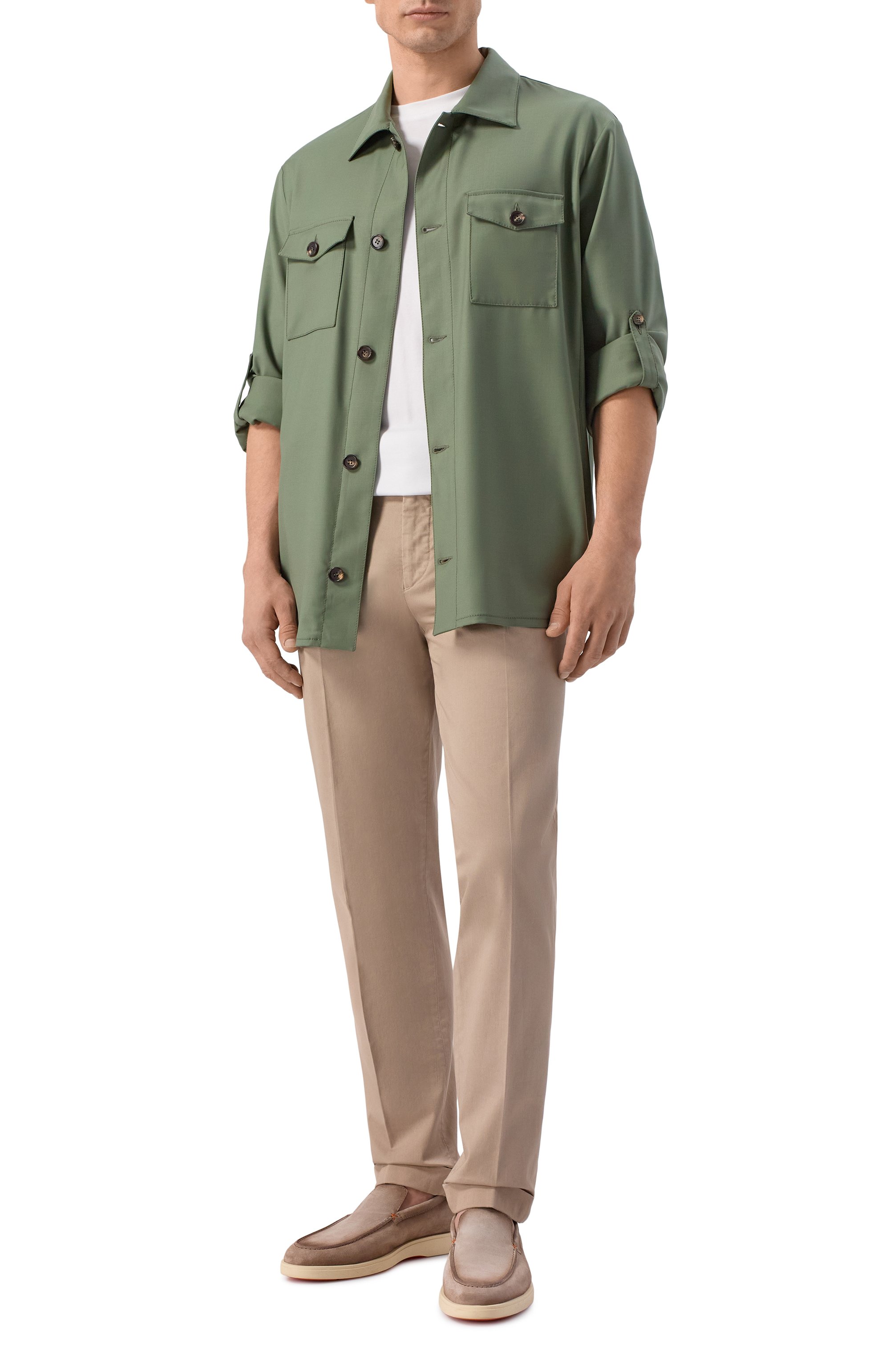 Шерстяная куртка-рубашка MVST, арт. M26.CSM.J404/V0074-TECH W00L, фото 2