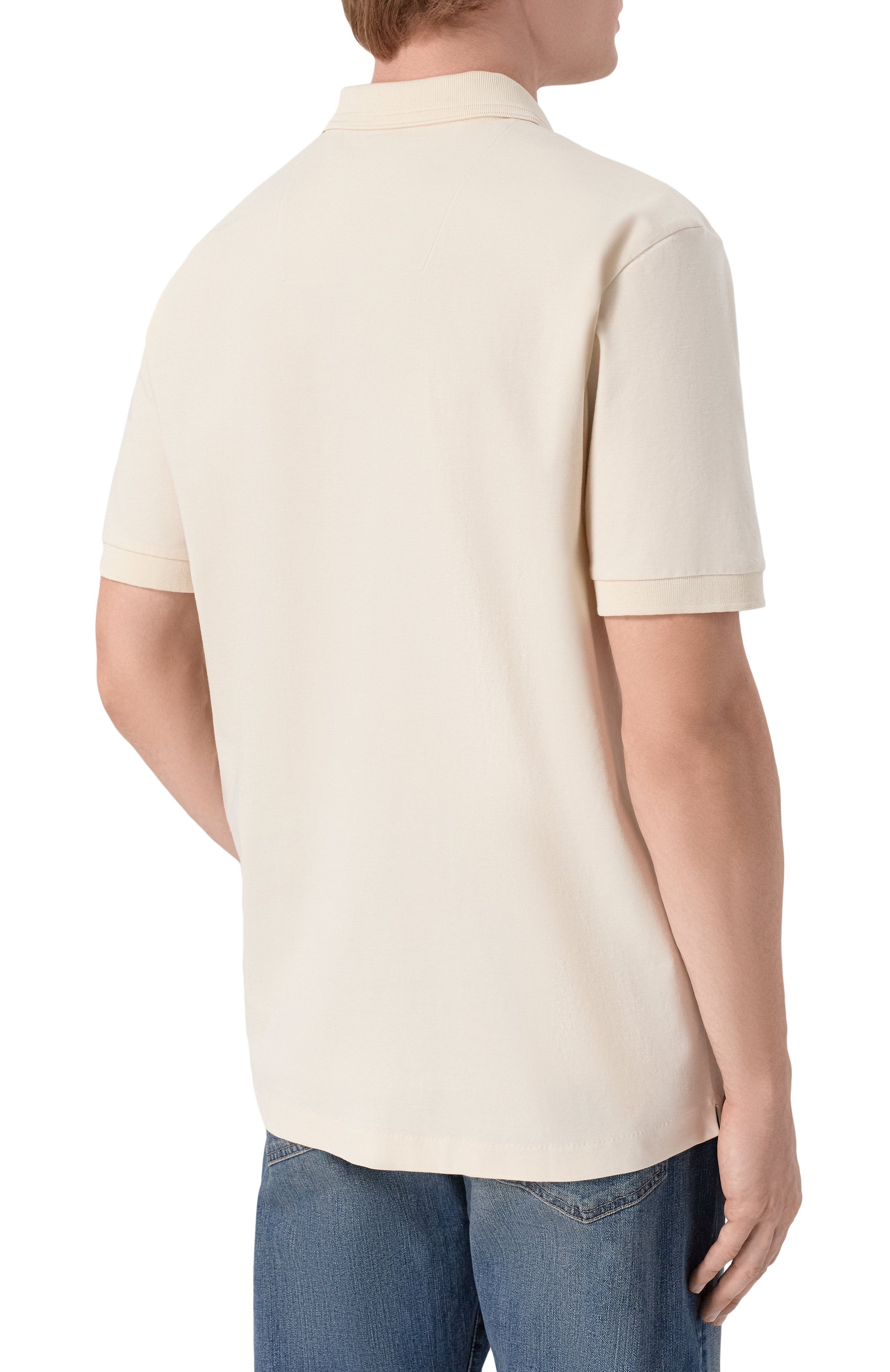 Хлопковое поло BOSS, арт. 50554185, фото 4