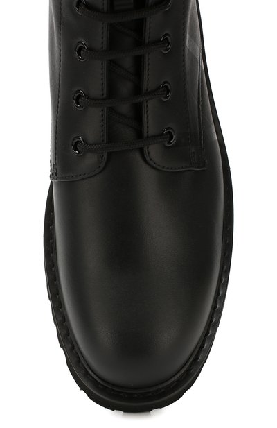 Кожаные ботинки vltn VALENTINO черного цвета по цене 97350 руб., арт. TY2S0D17/DGQ, фото 5 Кожаные ботинки vltn VALENTINO, арт. TY2S0D17/DGQ, фото 5