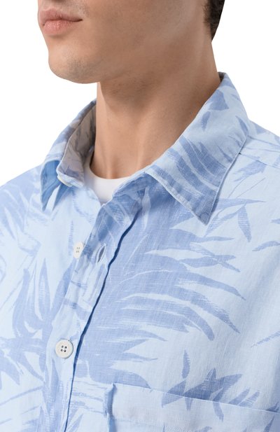 Льняная рубашка INLINUM, арт. STEFAN0/TR0PICAL, фото 5