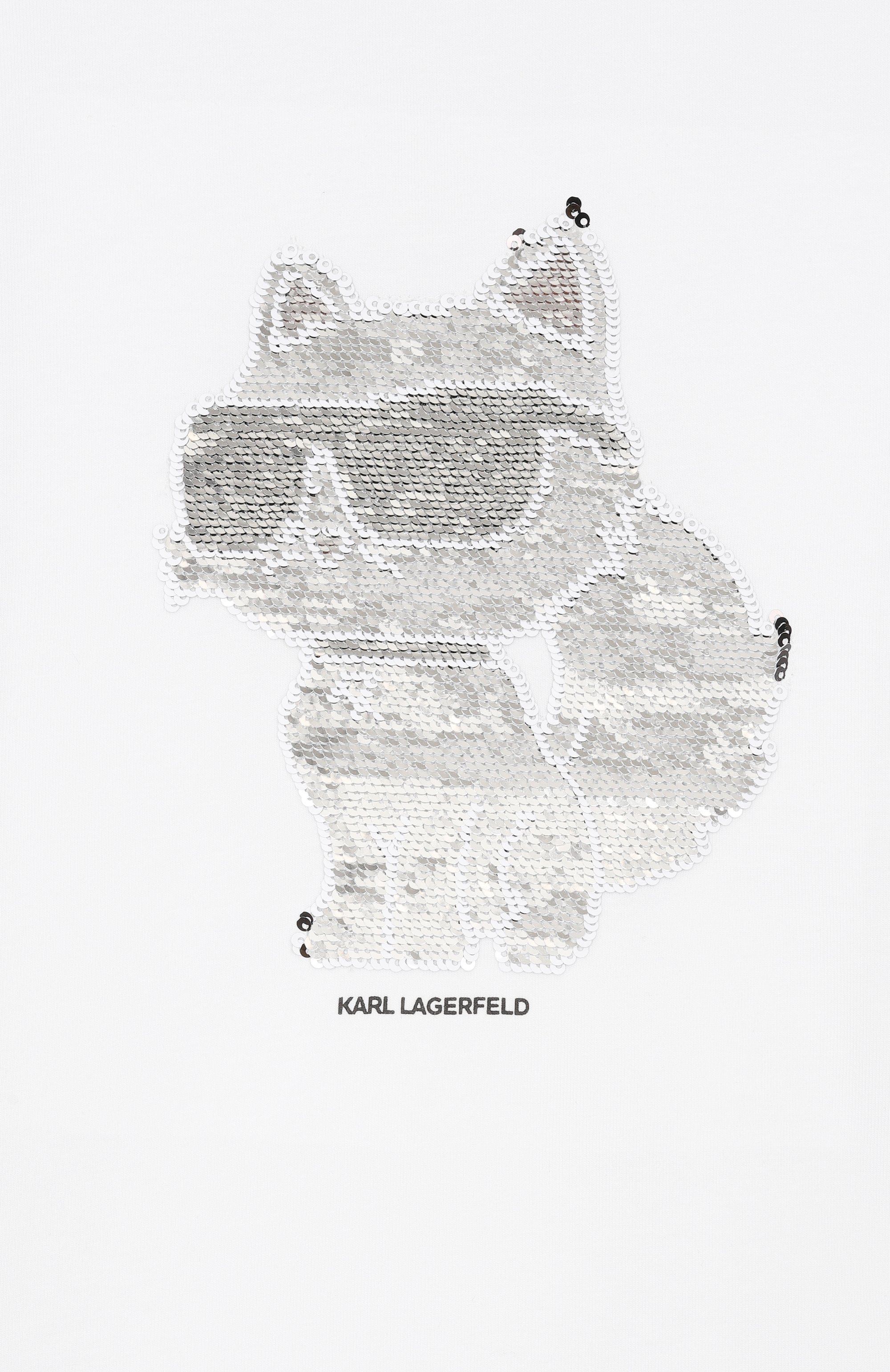 Хлопковая футболка KARL LAGERFELD KIDS белого цвета по цене 13360 руб., арт. Z31153, фото 3 Хлопковая футболка KARL LAGERFELD KIDS, арт. Z31153, фото 3