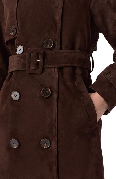 Замшевый тренч VENERA M., арт. MANTO-1SZP/120VM, фото 5