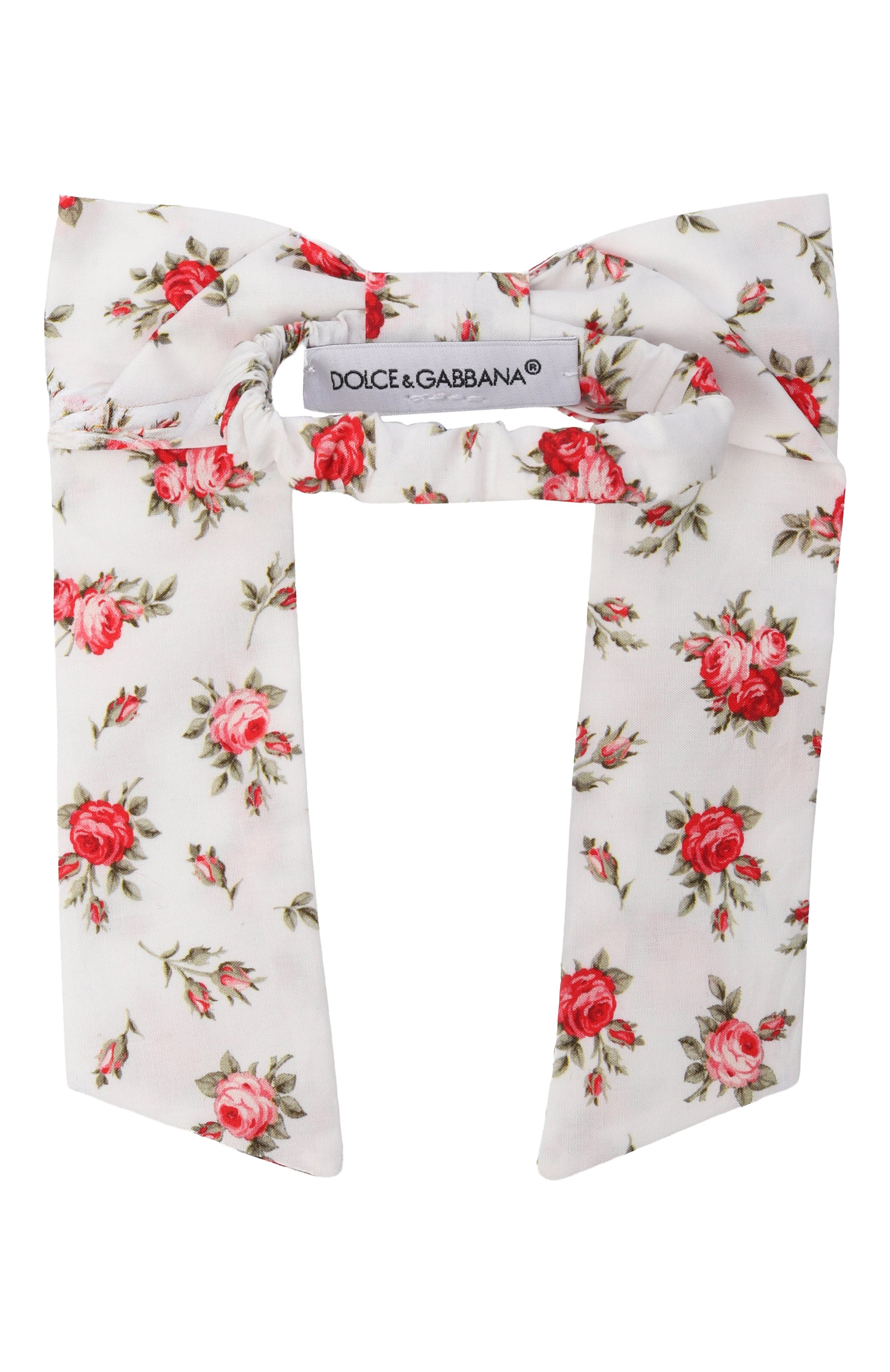 Бант-резинка DOLCE & GABBANA кремового цвета по цене 14500 руб., арт. LB7A25/HS5UB, фото 2 Бант-резинка DOLCE & GABBANA, арт. LB7A25/HS5UB, фото 2