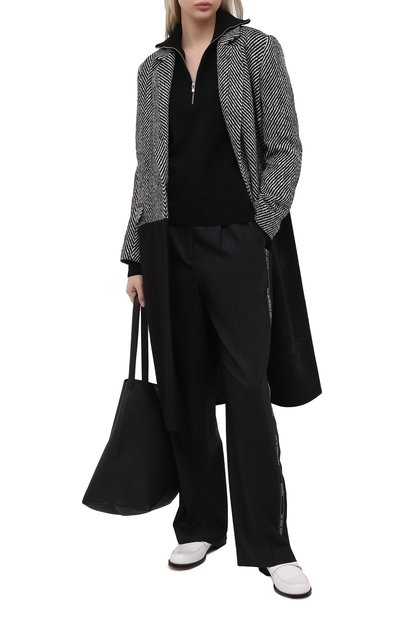 Пальто из шерсти и кашемира SEVEN LAB, арт. CM-K/5-2STR herri/black, фото 2