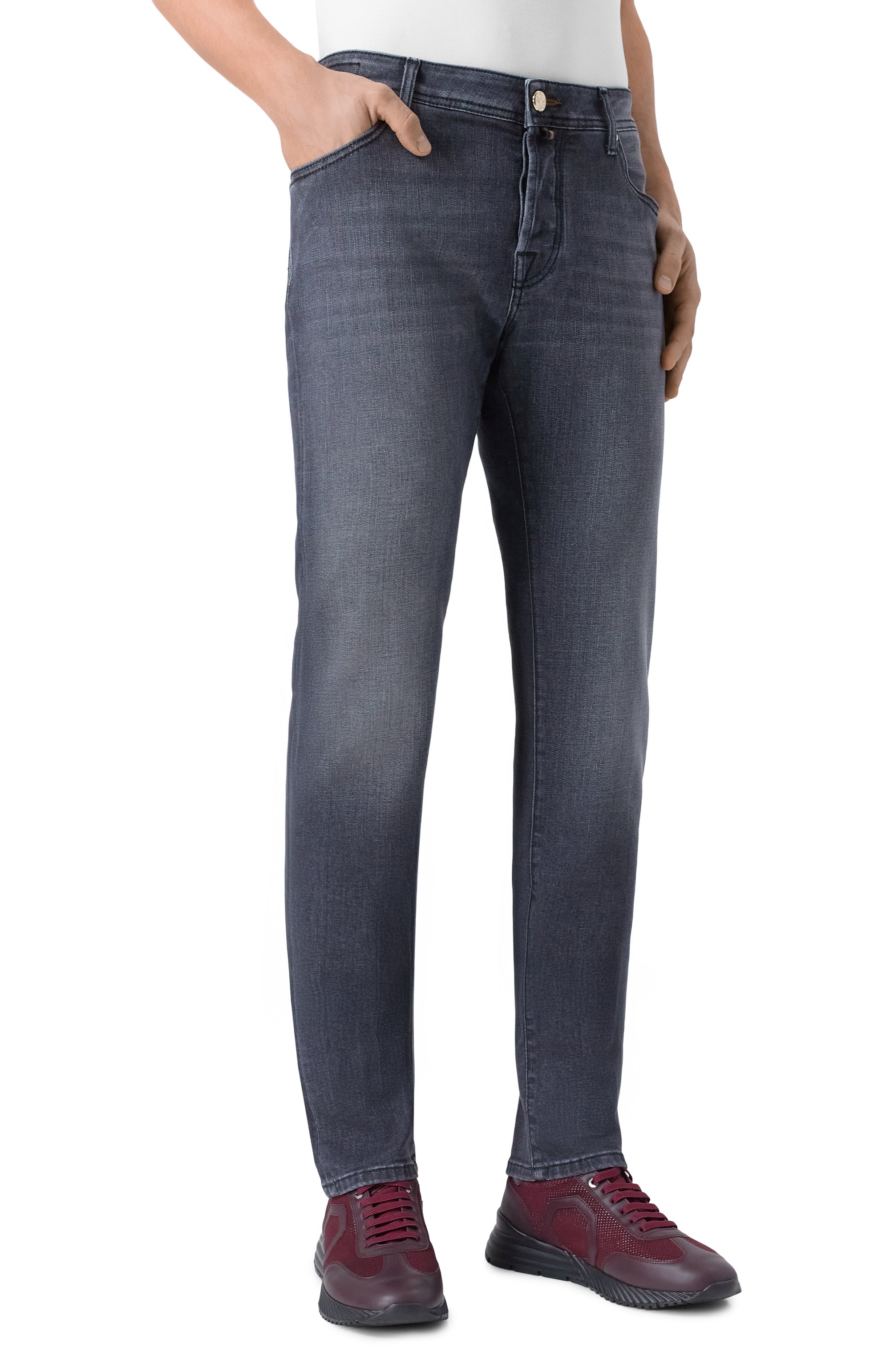 Джинсы nick JACOB COHEN темно-серого цвета по цене 58450 руб., арт. JUM_QE006 073 S4286 V2, фото 3 Джинсы nick JACOB COHEN, арт. JUM_QE006 073 S4286 V2, фото 3