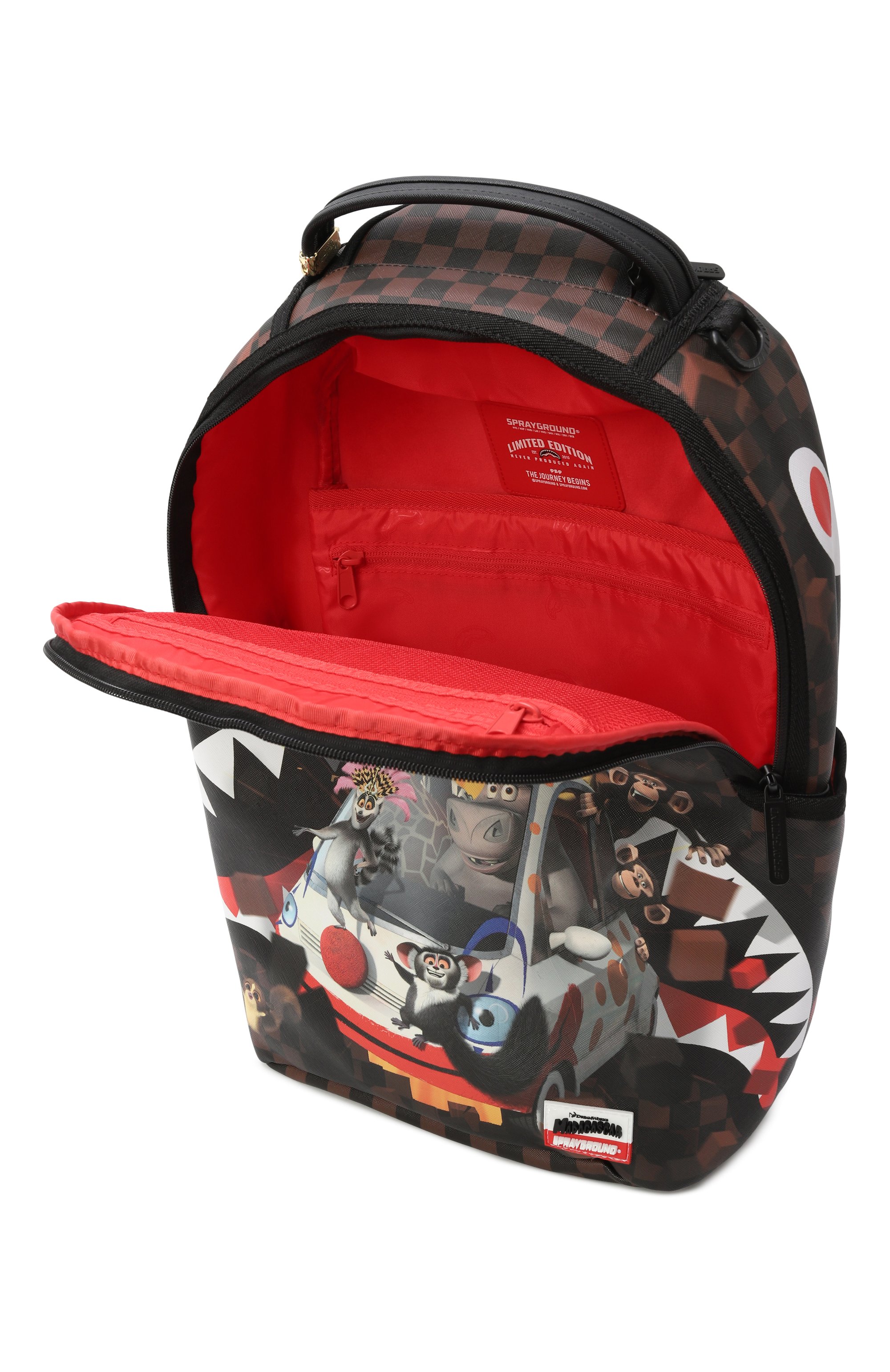 Рюкзак madagascar rollin thru dlxsv SPRAYGROUND коричневого цвета по цене 17400 руб., арт. 910B7681NSZ, фото 3 Рюкзак madagascar rollin thru dlxsv SPRAYGROUND, арт. 910B7681NSZ, фото 3