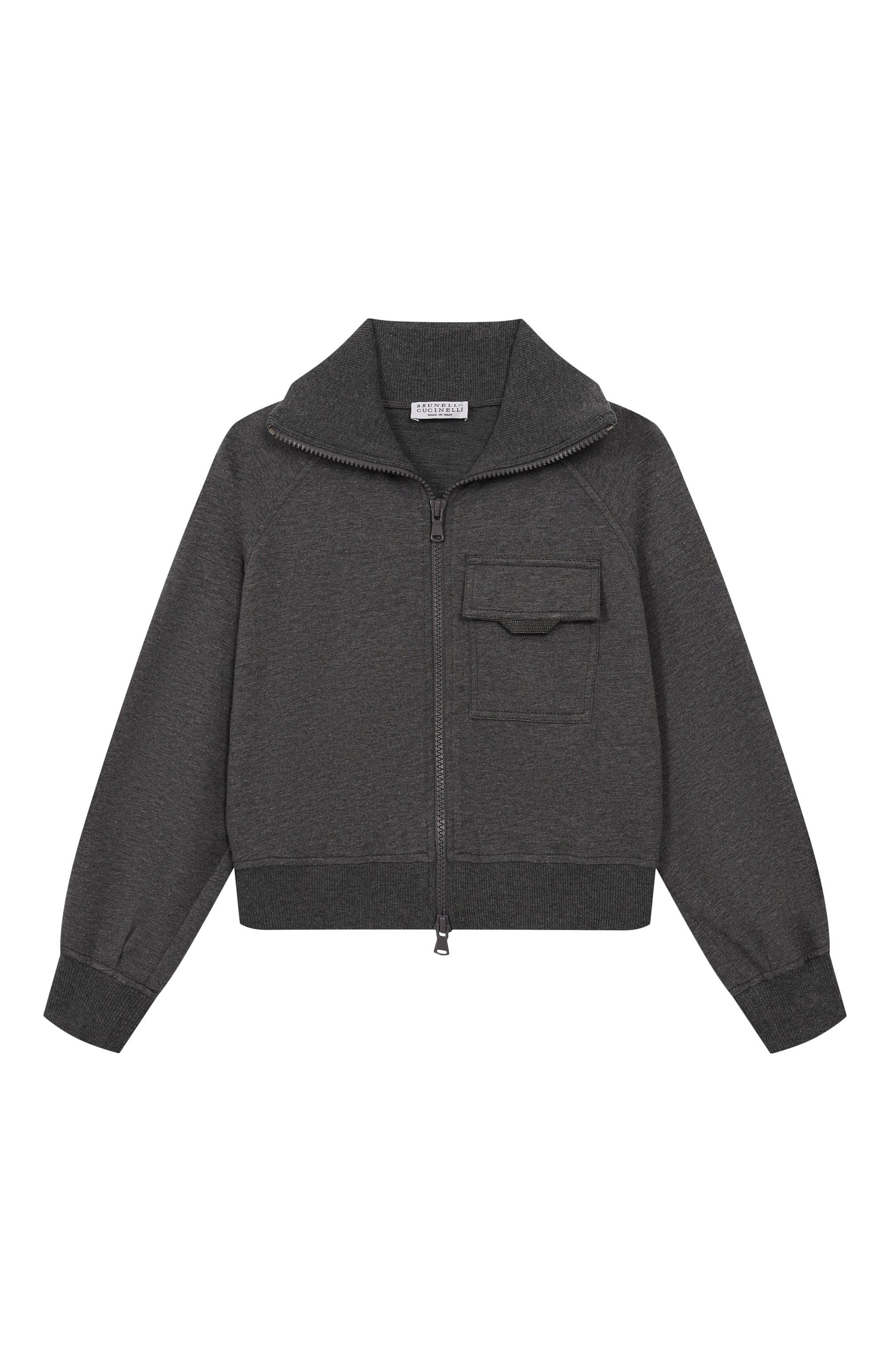 Хлопковая толстовка BRUNELLO CUCINELLI, арт. BH827E859A, фото 1