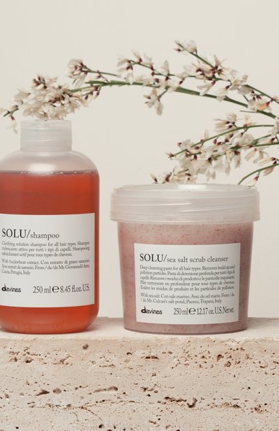 Скраб с морской солью solu (250ml) DAVINES бесцветного цвета по цене 5230 руб., арт. 75610, фото 4 Скраб с морской солью solu (250ml) DAVINES, арт. 75610, фото 4