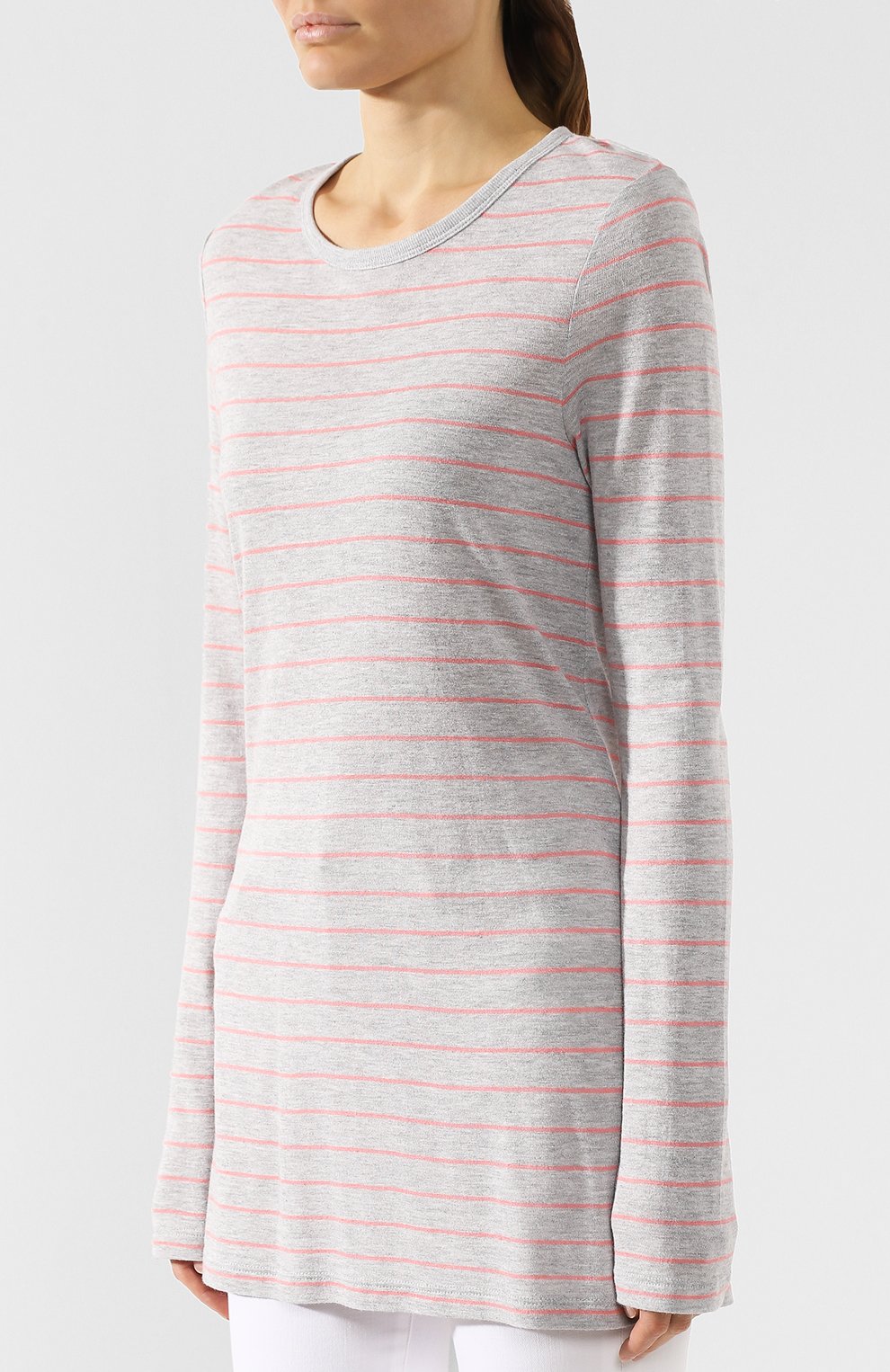 Лонгслив из смеси вискозы и льна ALEXANDERWANG.T, арт. 4C491020A6, фото 3