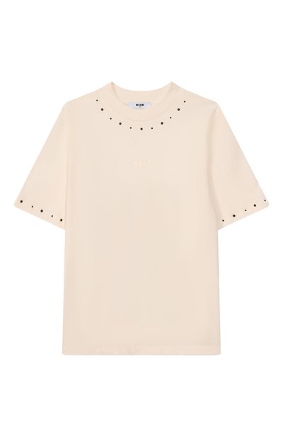Хлопковая футболка MSGM KIDS, арт. F5MSJGTH149