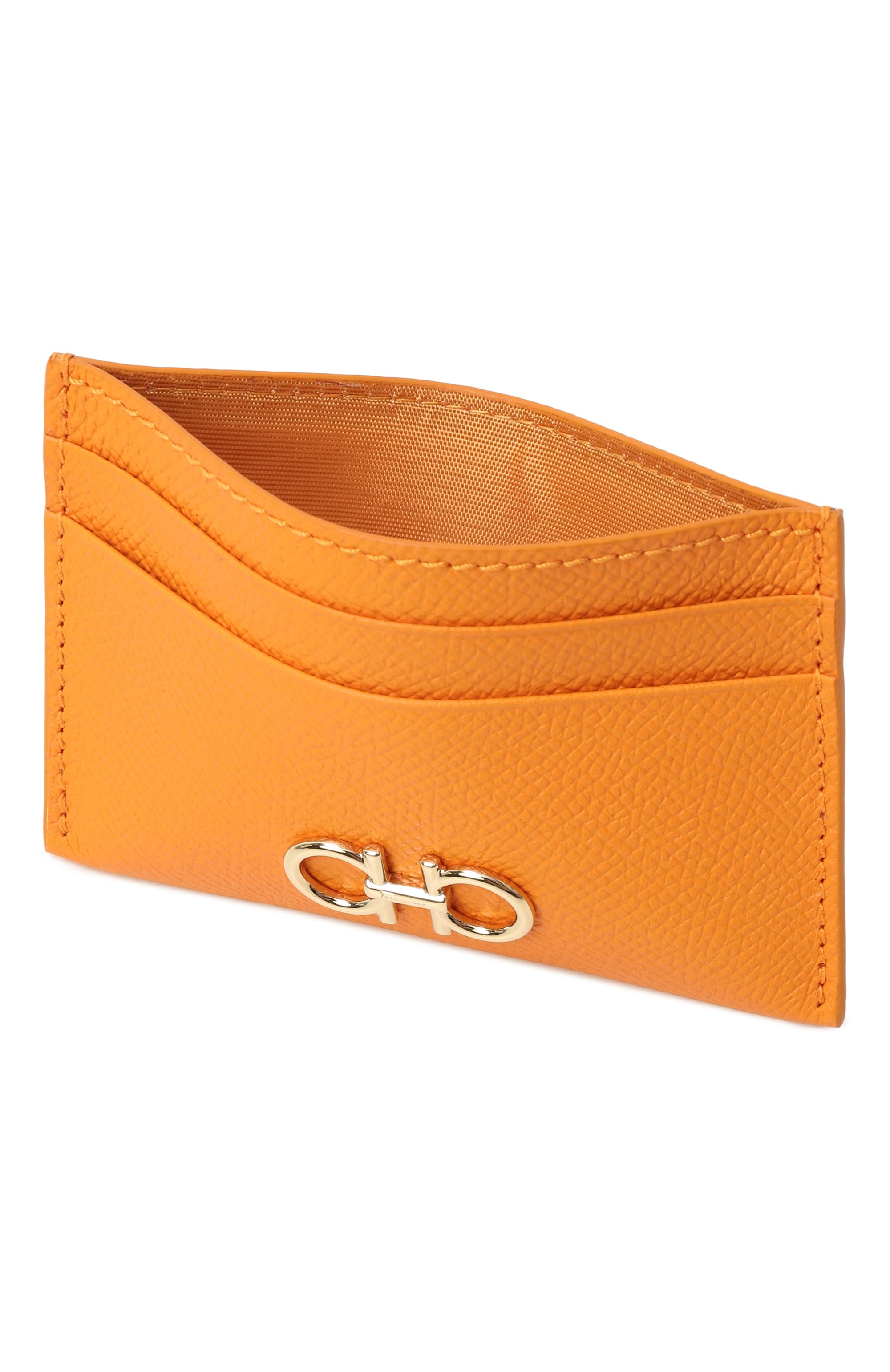 Кожаный футляр для кредитных карт FERRAGAMO, арт. 220007/785194, фото 3