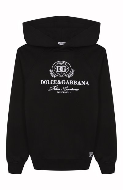 Хлопковое худи DOLCE & GABBANA, арт. L4JWKZ/G7N40/8-12+