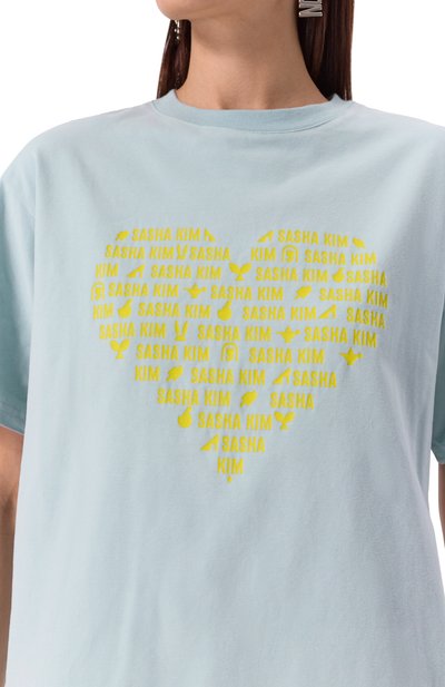 Хлопковая футболка SASHA KIM, арт. УТ-00000615, фото 5
