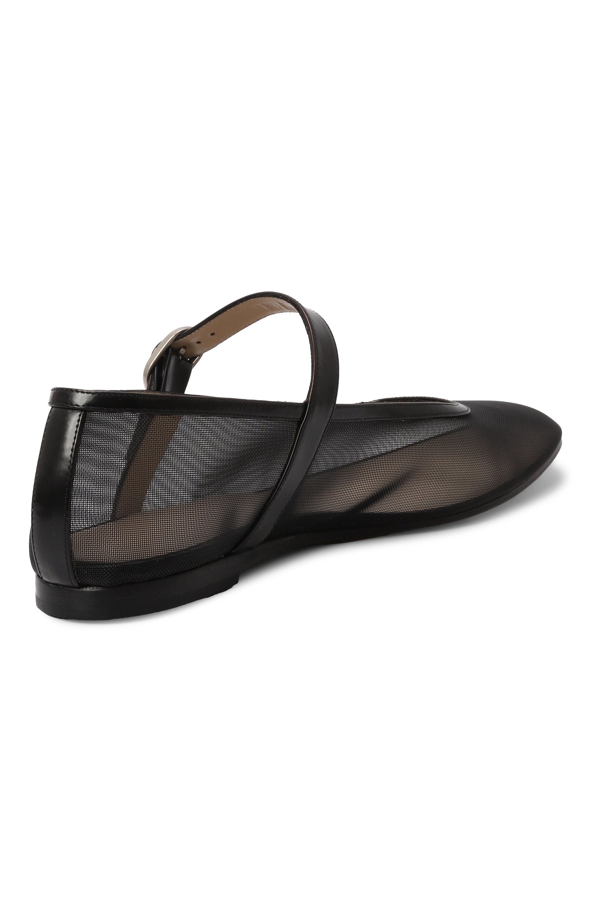 Текстильные балетки mary jane LE MONDE BERYL, арт. MRJ-MES-BLA, фото 5