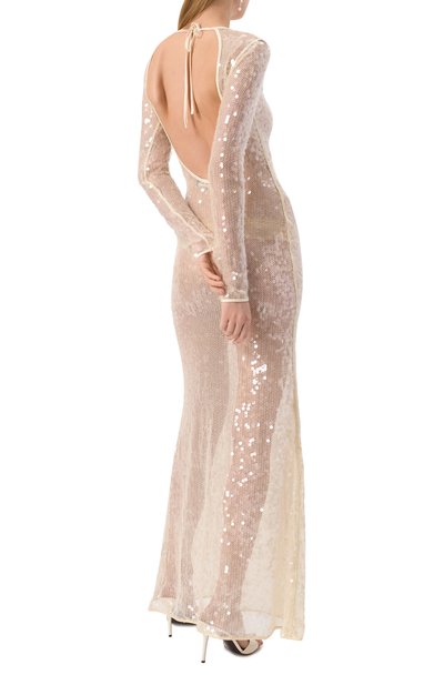 Платье с отделкой пайетками DAVID KOMA, арт. RE25DK57DL, фото 4