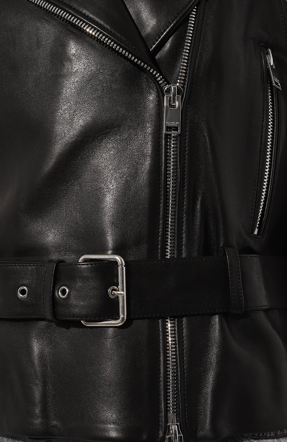 Кожаная куртка JACOB LEE черного цвета по цене 281500 руб., арт. WLJ0324B, фото 5 Кожаная куртка JACOB LEE, арт. WLJ0324B, фото 5