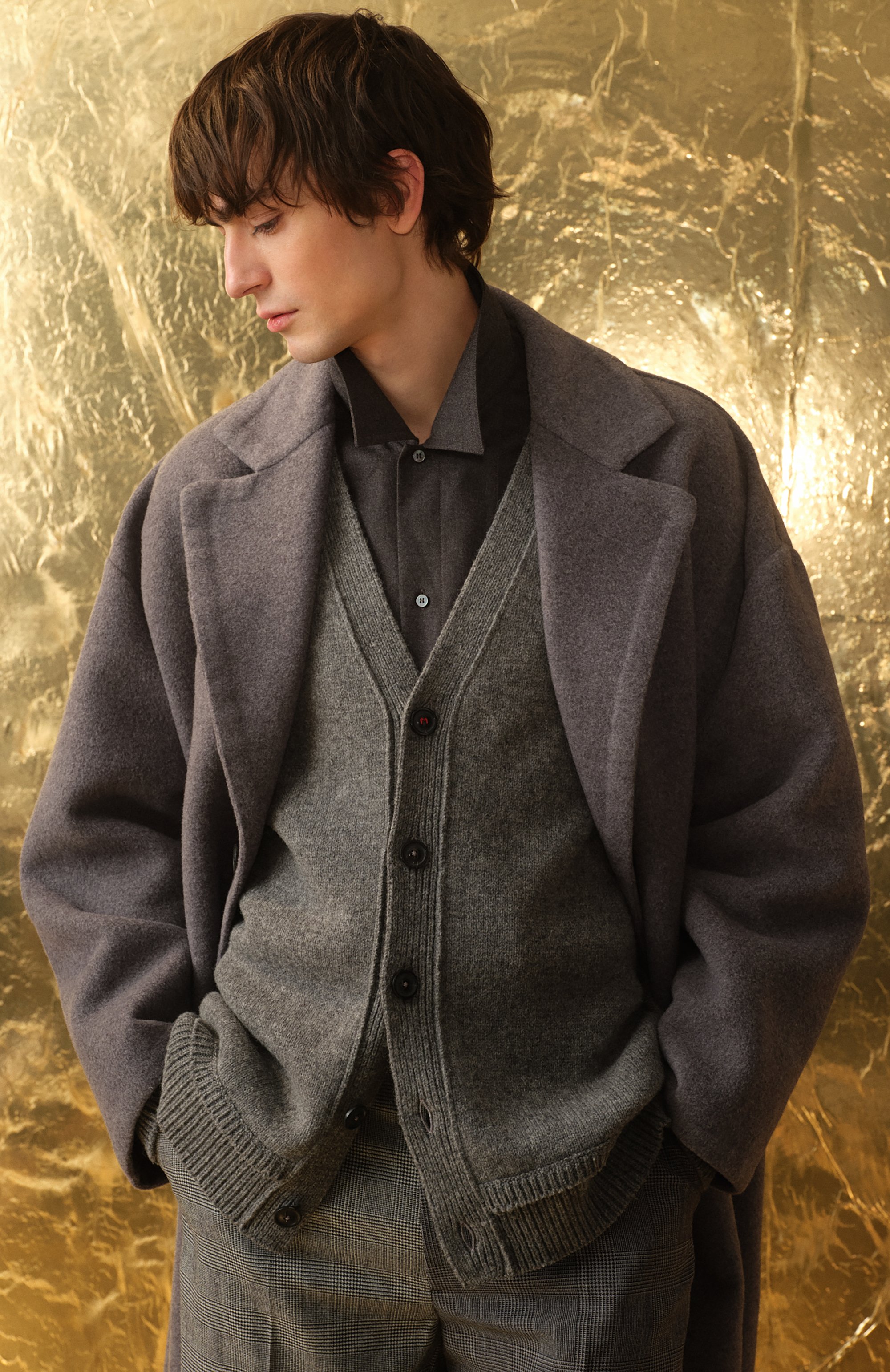 Кардиган из шерсти и льна MAISON MARGIELA, арт. SI1GP0003/S18064, фото 7